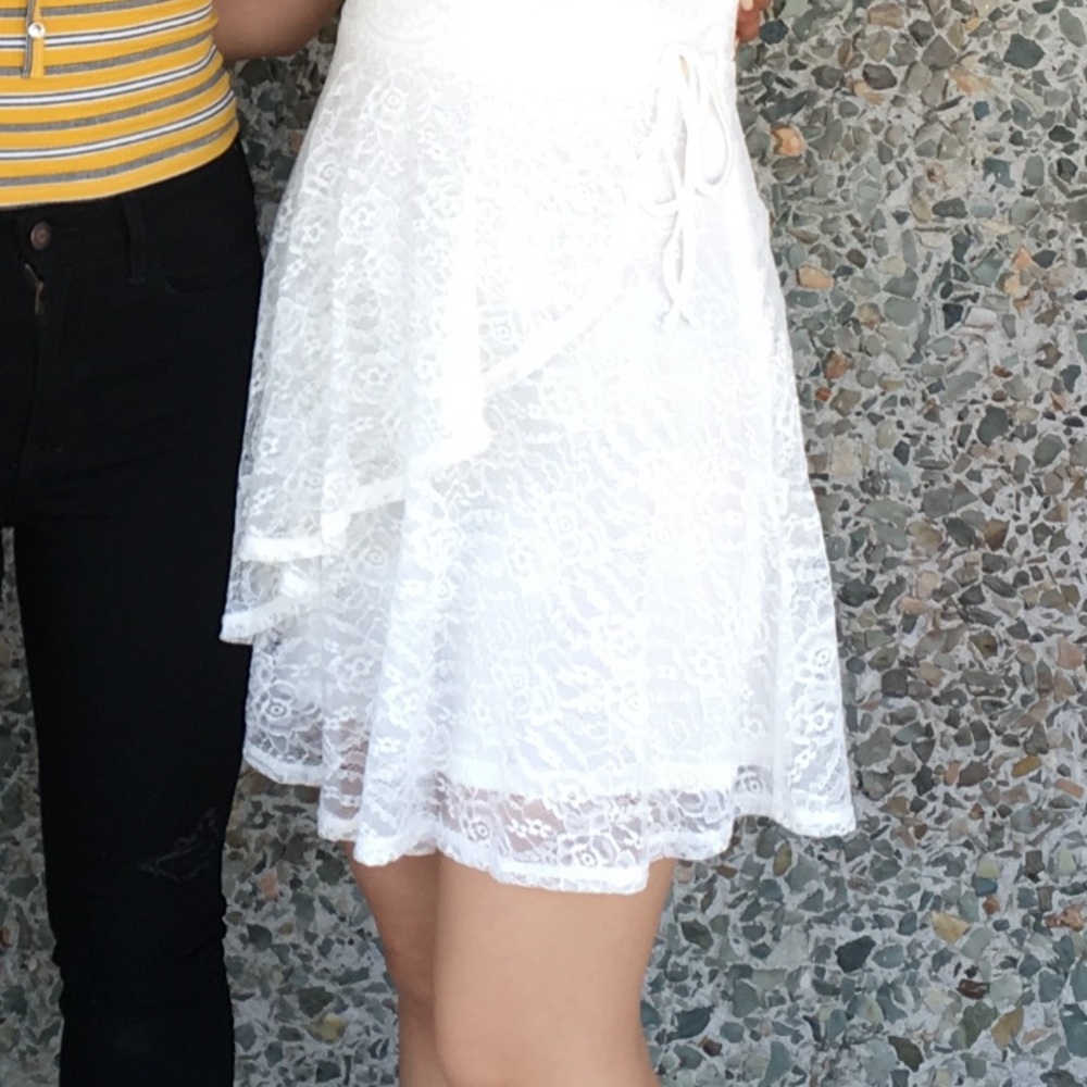 Charlotte Russe Dainty White/Cream dress